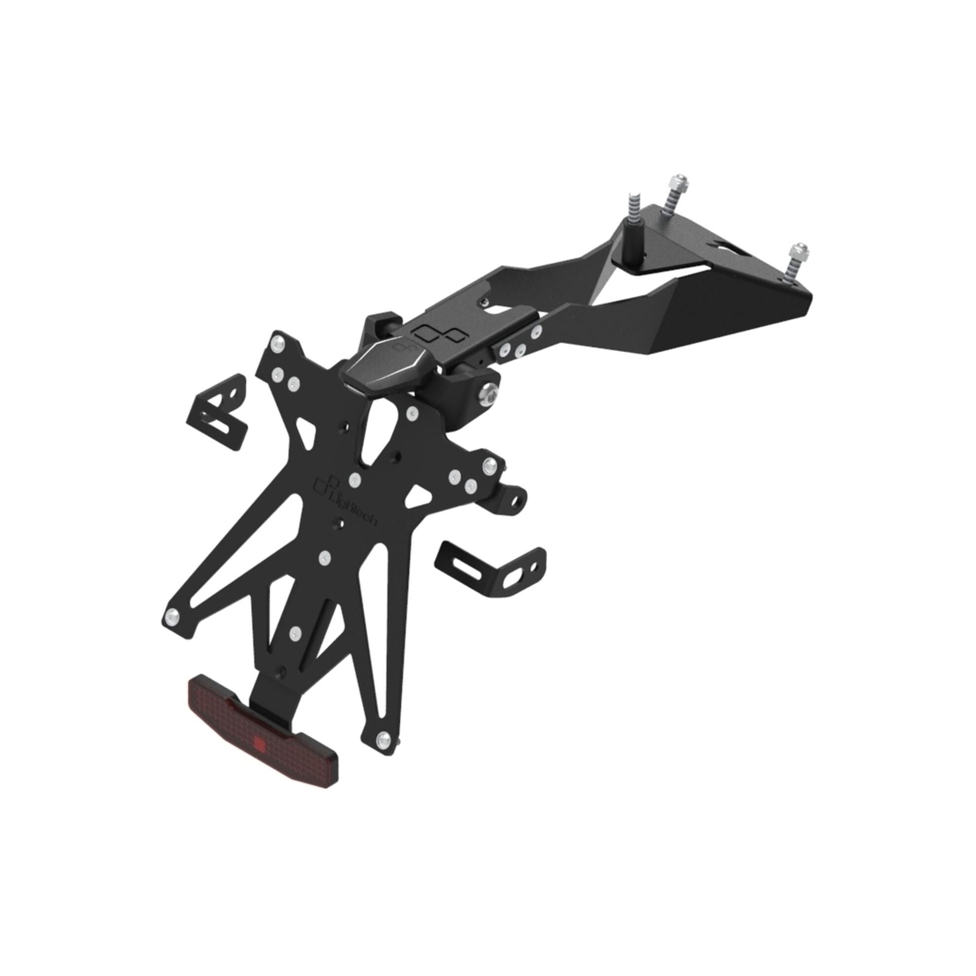 LIGHTECH Kit Portatarga Regolabile per Aprilia RS 660 2020 - 2021 - 2020 - 2021