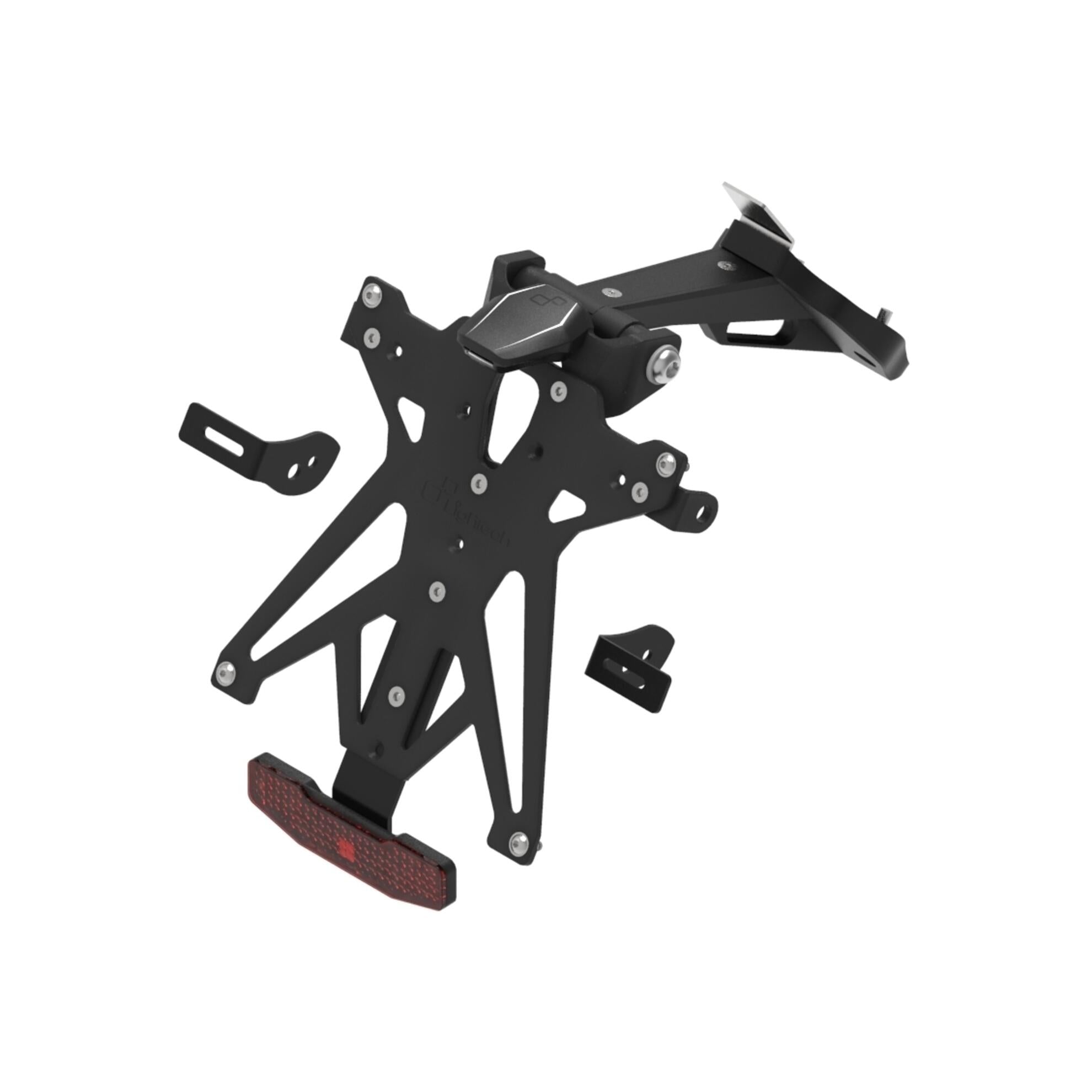 LIGHTECH Kit Portatarga Regolabile per Ducati Panigale V2 2020 - 2018 - 2018 - 2018 - 2021 - 2021 - 2020 - 2020