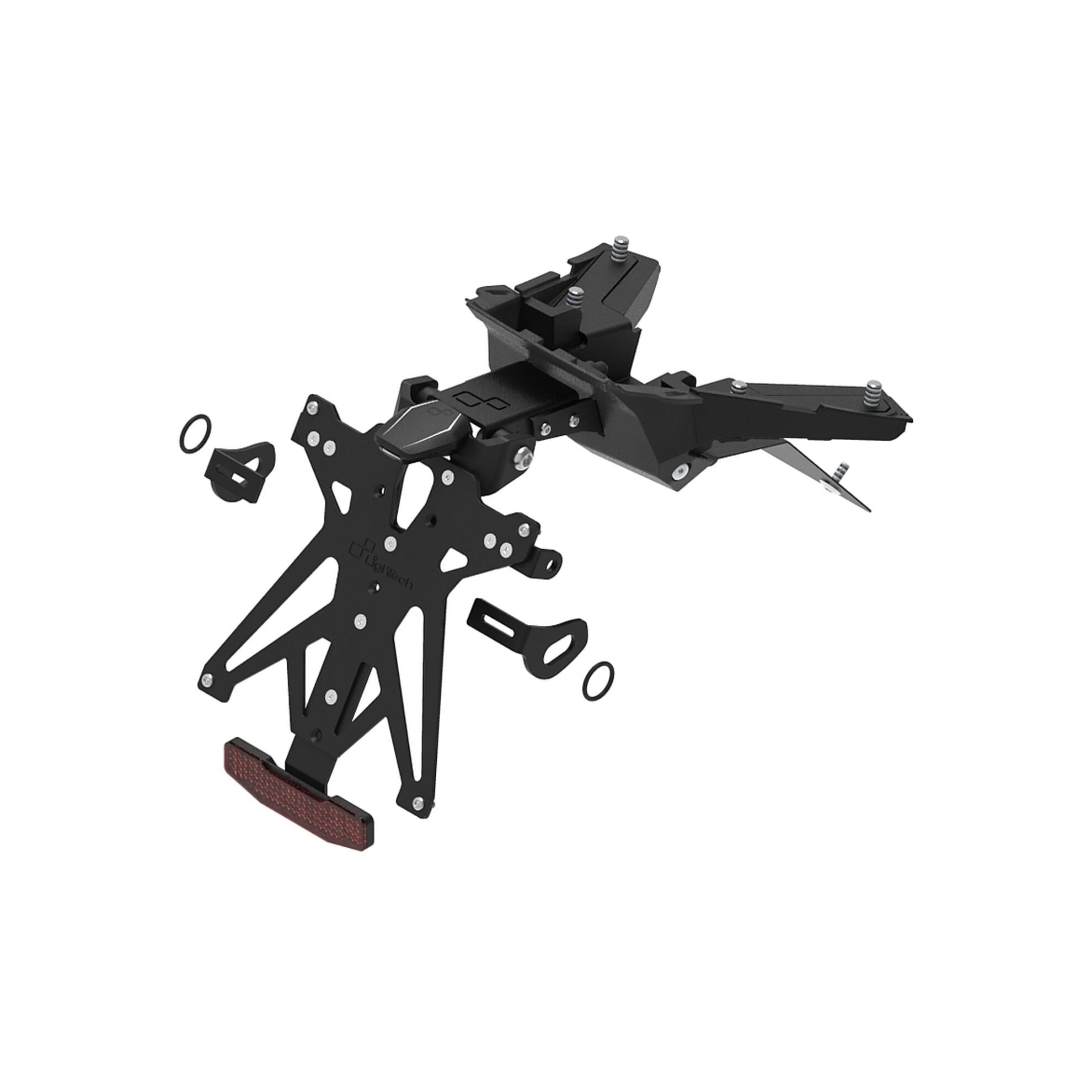 LIGHTECH Kit Porta Targa Regolabile per Honda X-ADV 2021
