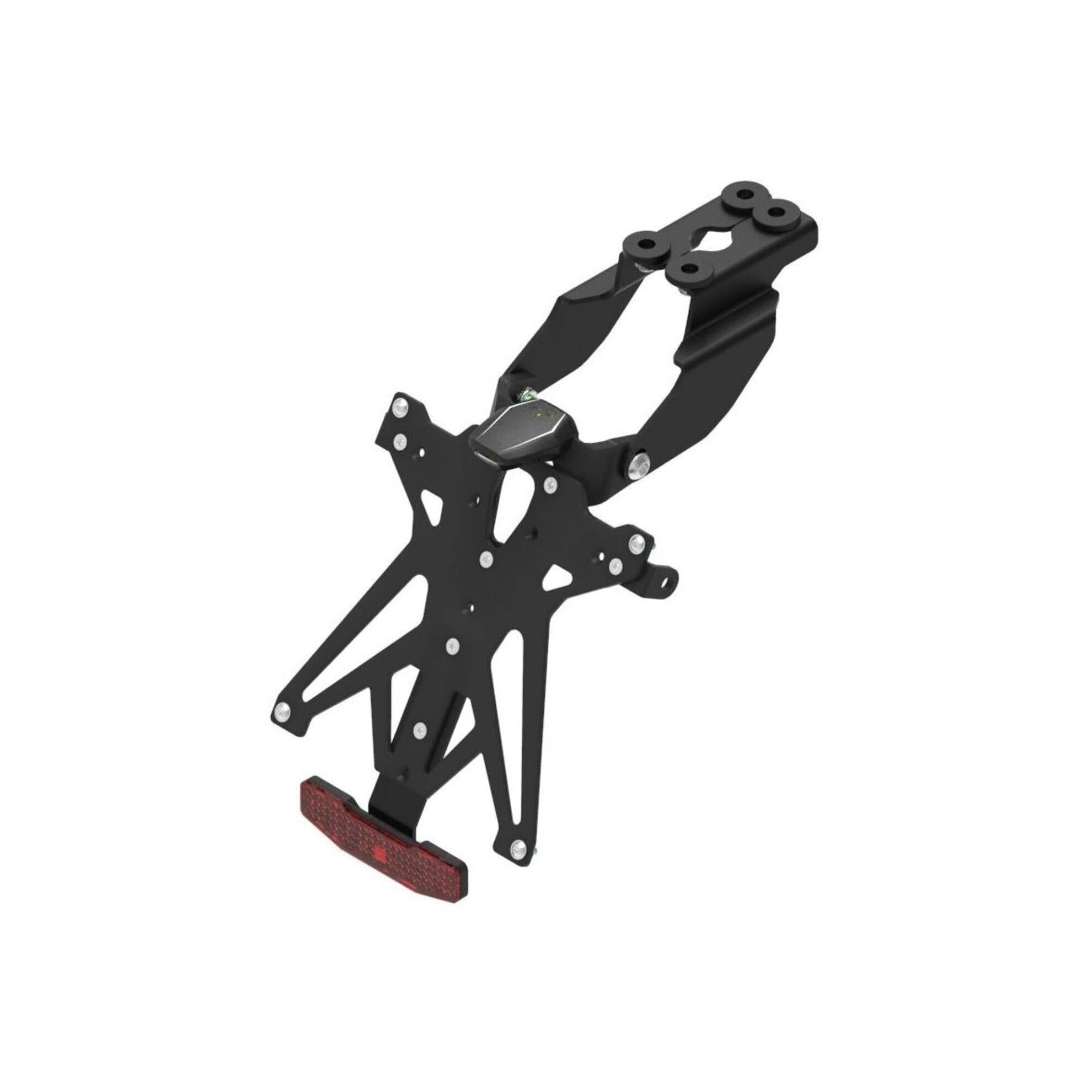 LIGHTECH Kit Portatarga Regolabile per Kawasaki Z1000 2010 - 2011