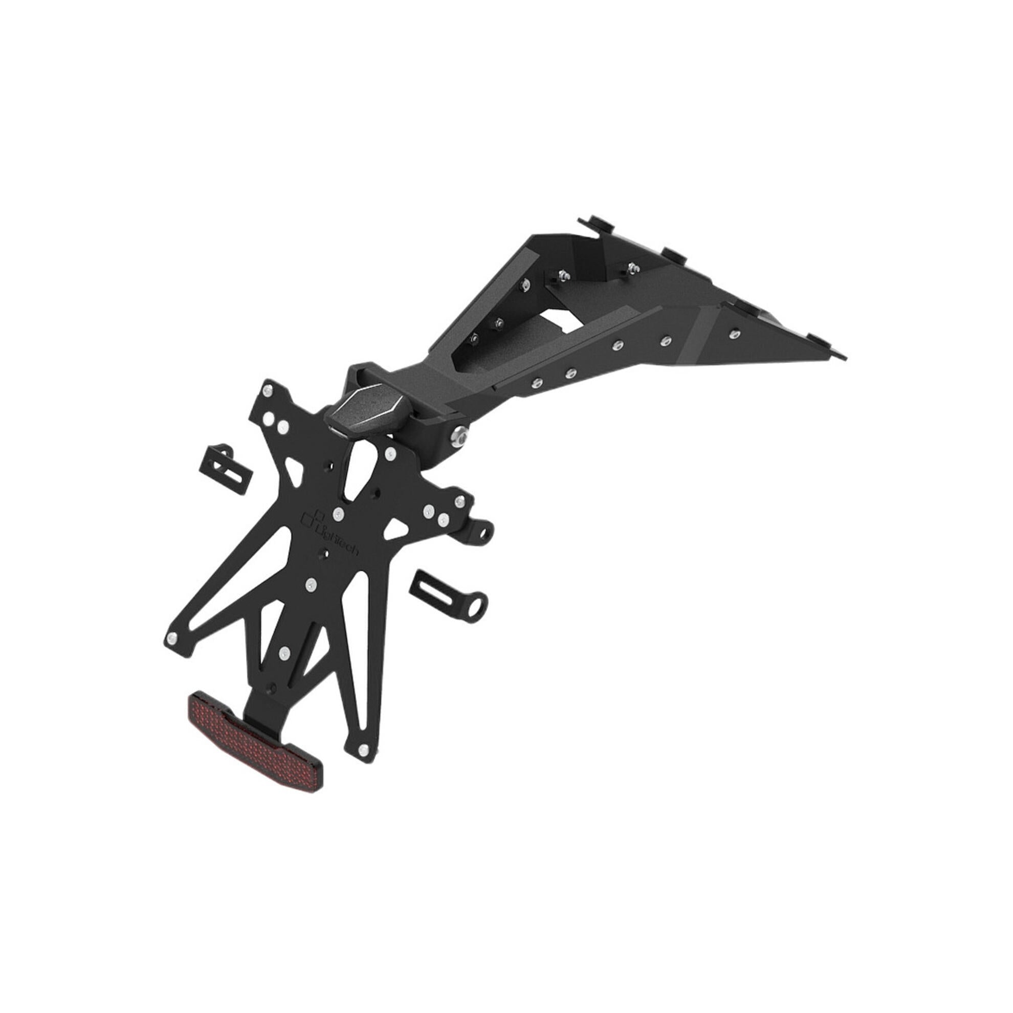 LIGHTECH Kit Porta Targa Regolabile per QJ Motor SRK 700 2024