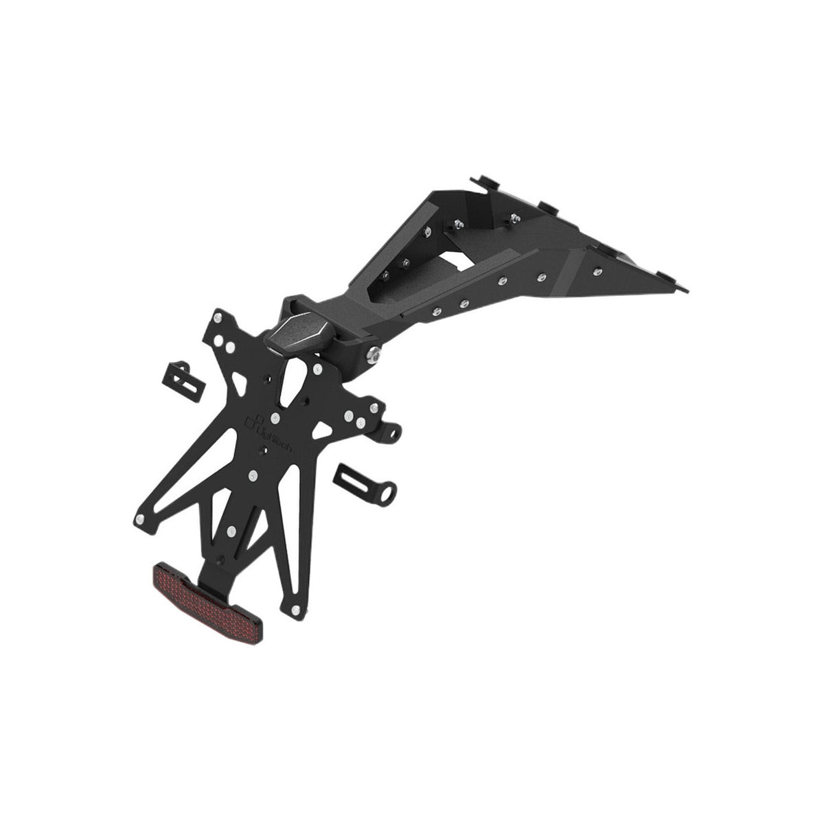 LIGHTECH Kit Porta Targa Regolabile per QJ Motor SRK 700 2024