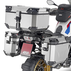 GIVI Valigia Laterale Trekker Outback 37 Evo Argento Moto OBKE37