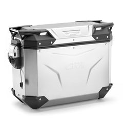 GIVI  VALIGIA laterale  DESTRA 37LT. OBKEVO 2024 ALLUMINIO NATURALE