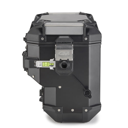 GIVI Valigia Laterale Destra 40LT CAM-SIDE OBKEVO CUTOUT Alluminio Nero