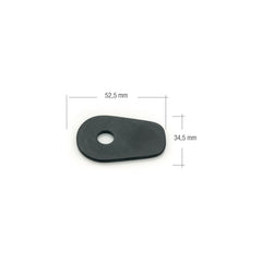 LIGHTECH Piastrine X Frecce Kawasaki 4 Pz per Kawasaki Z1000 2005 - 2005 - 2004
