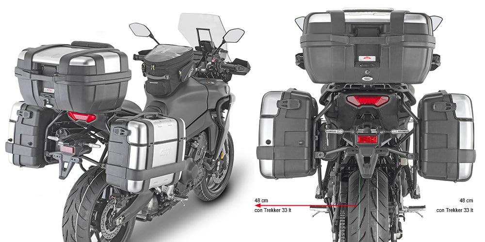 GIVI Portavaligie Laterale  YAMAHA TRACER 9 (2021)