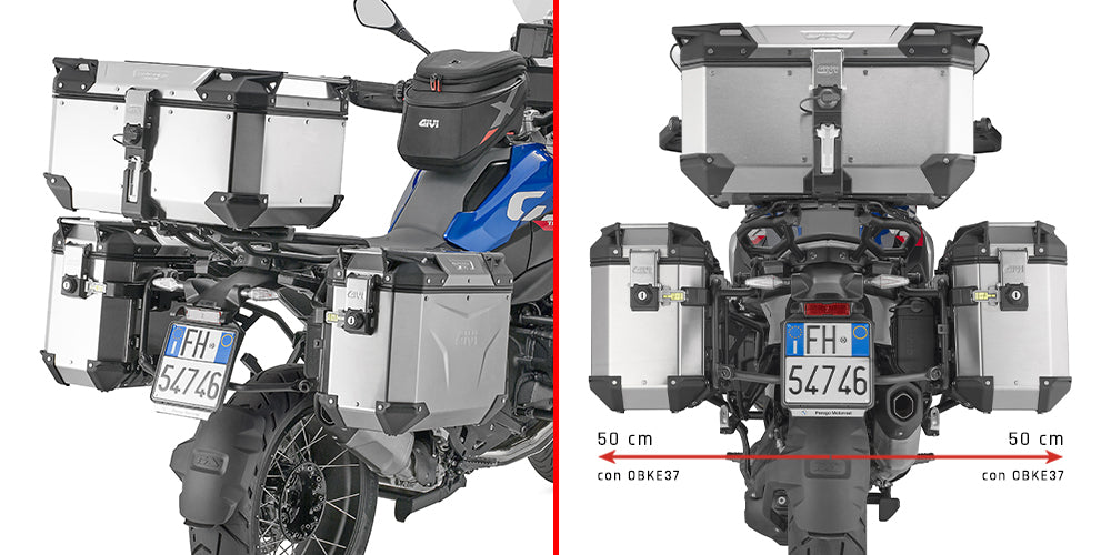 Portavaligie laterali per BMW R 1300 GS per Cam-Side Trekker Outback GIVI PLO5143CAM