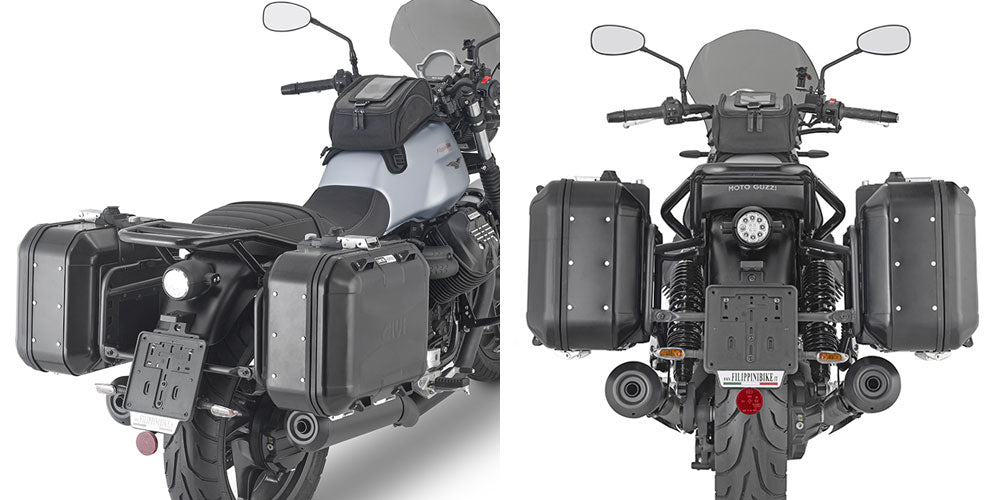 GIVI PORTAVAL.Portavaligie Laterale  MOTO GUZZI V7 STONE (2021)