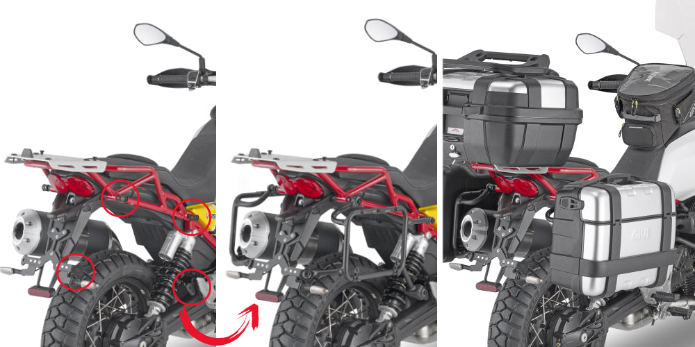 GIVI Portavaligie Laterale MOTO GUZZI V85 TT 2019