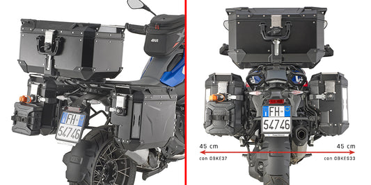 Portavaligie laterali per BMW R 1300 GS per Cam-Side Trekker Outback GIVI PLOS5143CAM 1000