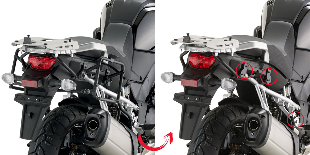 GIVI Portavaligie Laterale SUZUKI DL1000 V-STROM (2