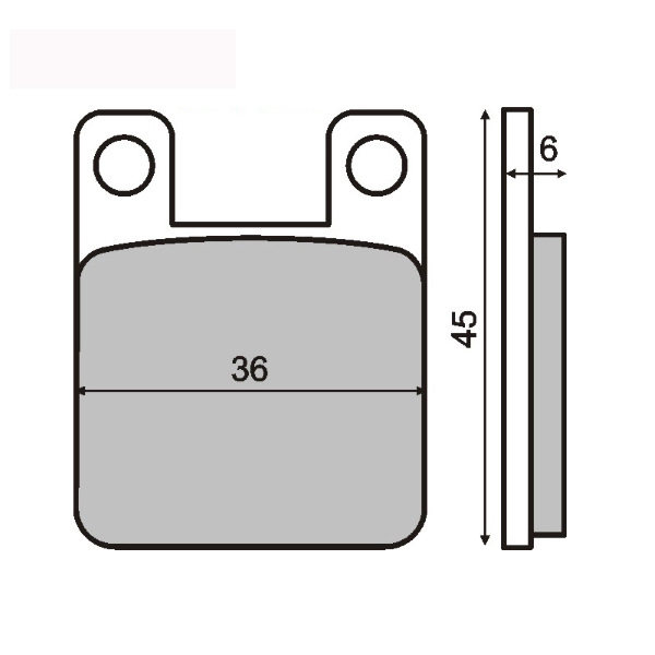 Pastiglie Freno RMS Organiche Derbi Senda Posteriore per APRILIA RX - SX 50 2011 - 2013