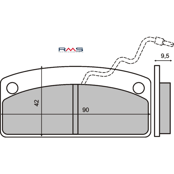 Pastiglie Freno RMS Organiche Microcars