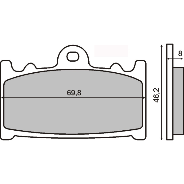 Pastiglie Freno RMS Organiche Suzuki GSR 600 Anteriore per KAWASAKI GPZ S E9 500 2002 - 2002