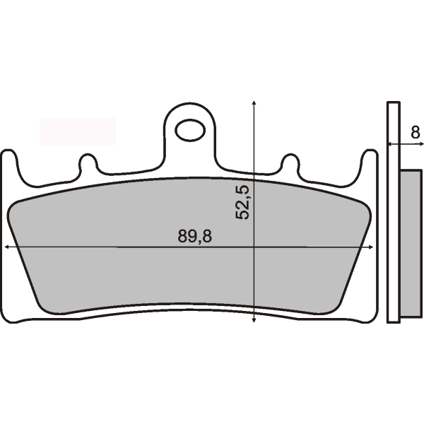 Pastiglie Freno RMS Organiche Suzuki GSX 1400 Anteriore per KAWASAKI NINJA ZX-9R E1P-E2P 900 2000 - 2001