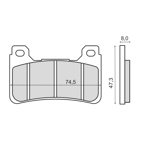 Pastiglie Freno RMS Organiche Honda CBR 600RR Anteriore per HONDA CB 1000 R 1000 2008 - 2016