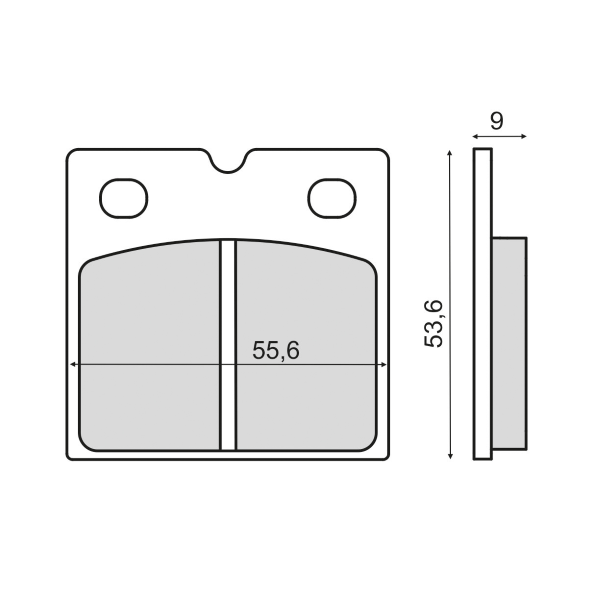 Pastiglie Freno RMS Organiche Bmw R45 Anteriore per MOTO GUZZI STRADA 1000 1993 - 1994