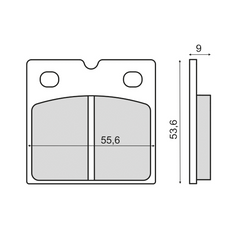 Pastiglie Freno RMS Organiche Bmw R45 Anteriore per MOTO GUZZI STRADA 1000 1993 - 1994