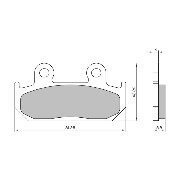 Pastiglie Freno RMS Organiche Africa Twin 750 Anteriore per HONDA XRV 750 AFRICA TWIN 750 1990 - 1992