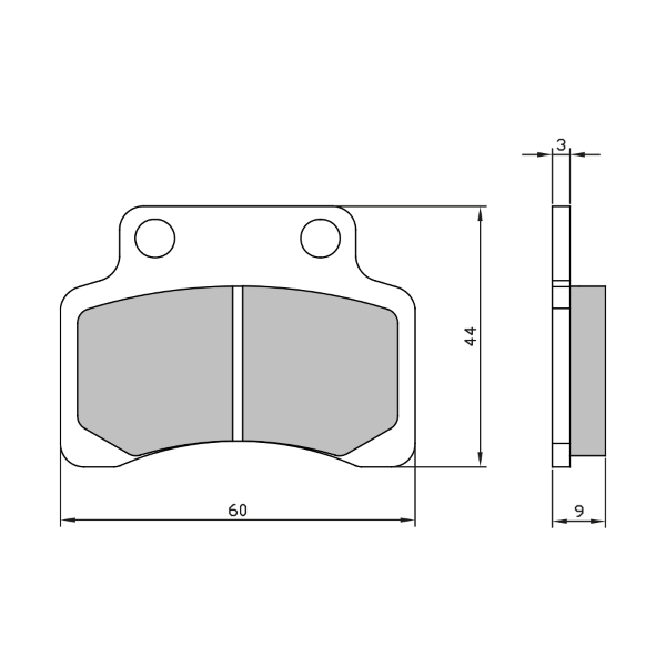 Pastiglie Freno RMS Organiche Kymco Heroism Anteriore per BENELLI QUATTRONOVEX 50 2010 - 2010