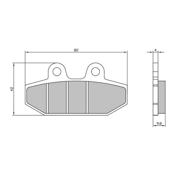 Pastiglie Freno RMS Organiche Harley Davidson FLDE Posteriore per HARLEY DAVIDSON  FLDE 1745 SOFTAIL DELUXE ABS 1745 2019 - 2020