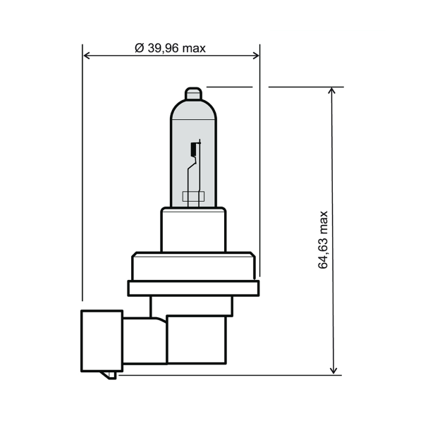 Lampadina RMS H8 12V 35W - Bianca