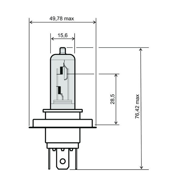 Lampadina RMS hs1 12V 35/35W - Bianca