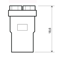 Coppia Led RMS T10 W2.1X9.5D - arancio