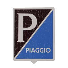 Targhetta Scudetto rettangolare RMS Classic per scudo anteriore Piaggio 080349