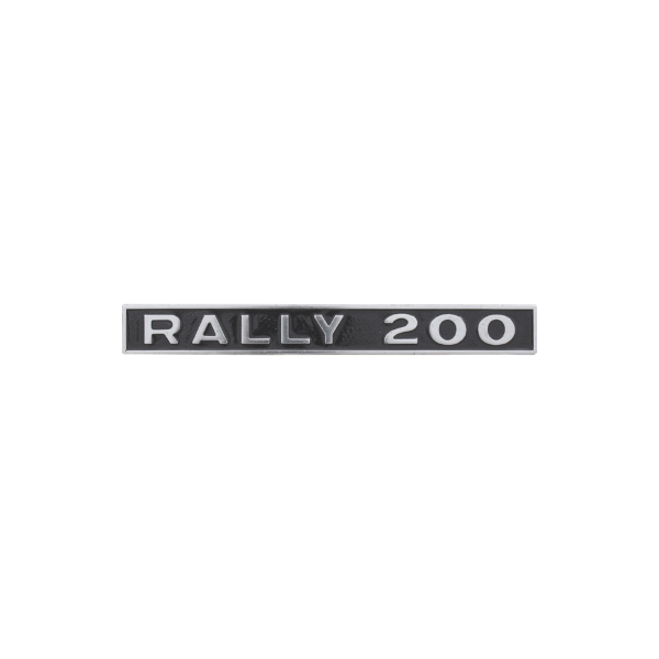 Targhetta RMS Classic Piaggio Vespa Rally 200cc