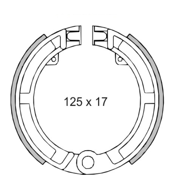 Ganasce freno anteriori RMS Classic Piaggio Vespa 50cc/Et3/Primavera 125cc 266506
