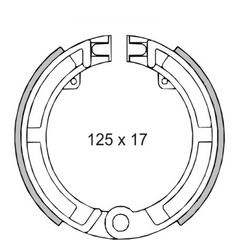 Ganasce freno anteriori RMS Classic Piaggio Vespa 50cc/Et3/Primavera 125cc 266506