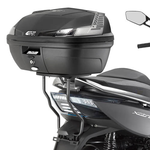 KIT KYMCO XCITING 400i 2013 > 2017 SR6104M ATTACCO POSTERIORE + BAULETTO KAPPA K45N