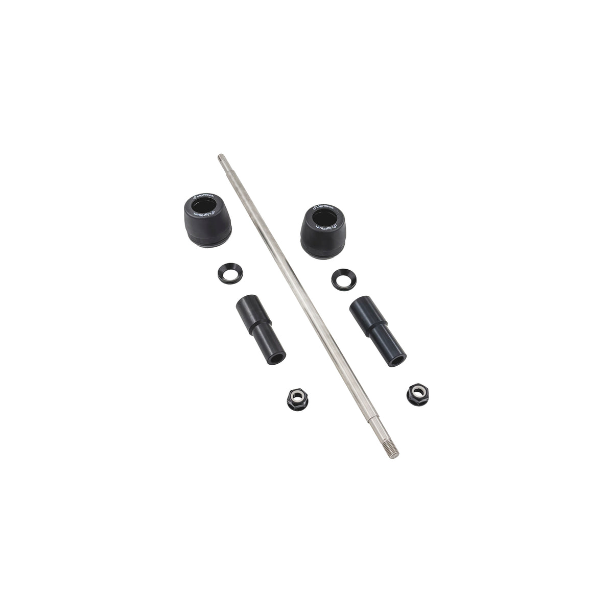 LIGHTECH Kit Protezioni Telaio Ammortizzate per Ducati Hypermotard 796 2010 - 2011