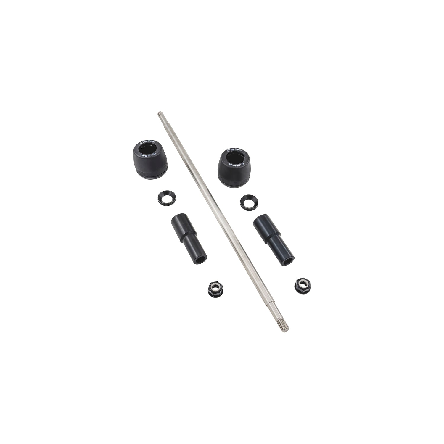 LIGHTECH Kit Protezioni Telaio Ammortizzate per Ducati Hypermotard 796 2010 - 2011