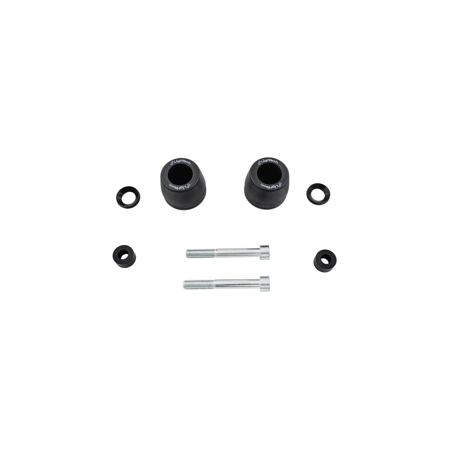 LIGHTECH Kit Protezioni Telaio Ammortizzate per Yamaha FZ6 2005 - 2005 - 2008 - 2008