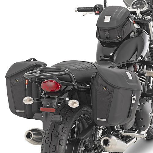 GIVI Portavaligie Laterale MT501 TRIUMPH Street Twin 900 (16 > 24) Bonneville T100 2017-2022