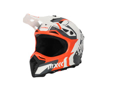 CASCO Cross / Enduro / Super Motard Acerbis PROFILE 5 Bianco/Arancione/Grigio