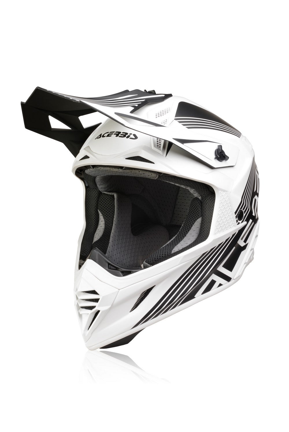 CASCO Cross / Enduro / Super Motard Acerbis X-TRACK VTR Nero/Bianco