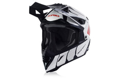 CASCO Cross / Enduro / Super Motard Acerbis X-TRACK VTR Blanco/Rojo 