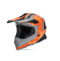 CASCO Cross / Enduro  Acerbis STEEL KID Nero/Arancione/Grigio