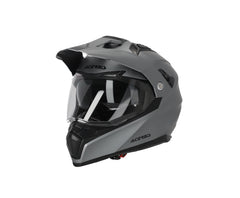 CASCO Touring / Enduro Stradali / Super Motard / ATV Acerbis FLIP FS-606 22-06 Grigio/Logo Nero