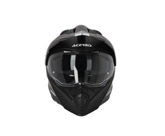 HELMET Touring / Road Enduro / Super Motard / ATV Acerbis FLIP FS-606 22-06 Black/White Logo 