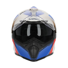 HELMET Touring / Road Enduro / Super Motard / ATV Acerbis FLIP FS-606 22-06 White/BLUE/Red 