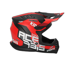 HELMET Cross / Enduro Acerbis PROFILE JUNIOR Black/Red/Grey 