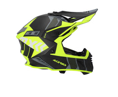 CASCO Cross / Enduro / Super Motard Acerbis X-TRACK 22-06 Nero/Giallo Fluo/Grigio