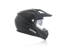 CASCO Touring / Carretera Enduro / Super Motard / ATV Acerbis FLIP FS-606 Negro/Gris/Amarillo Fluo 