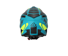 CASCO Cross / Enduro / Super Motard Acerbis X-TRACK 22-06 Verde Agua/Negro/Amarillo Fluo 