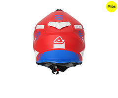 CASCO Cross / Enduro / Super Motard Acerbis X-TRACK MIPS 22-06 Rosso/Blu/Bianco